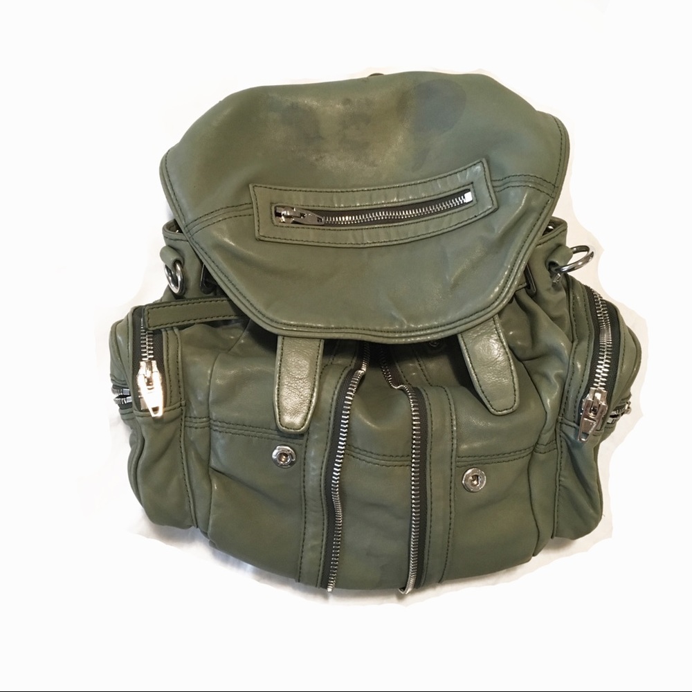 Alexander Wang Mini Marti Backpack Green As-Is
